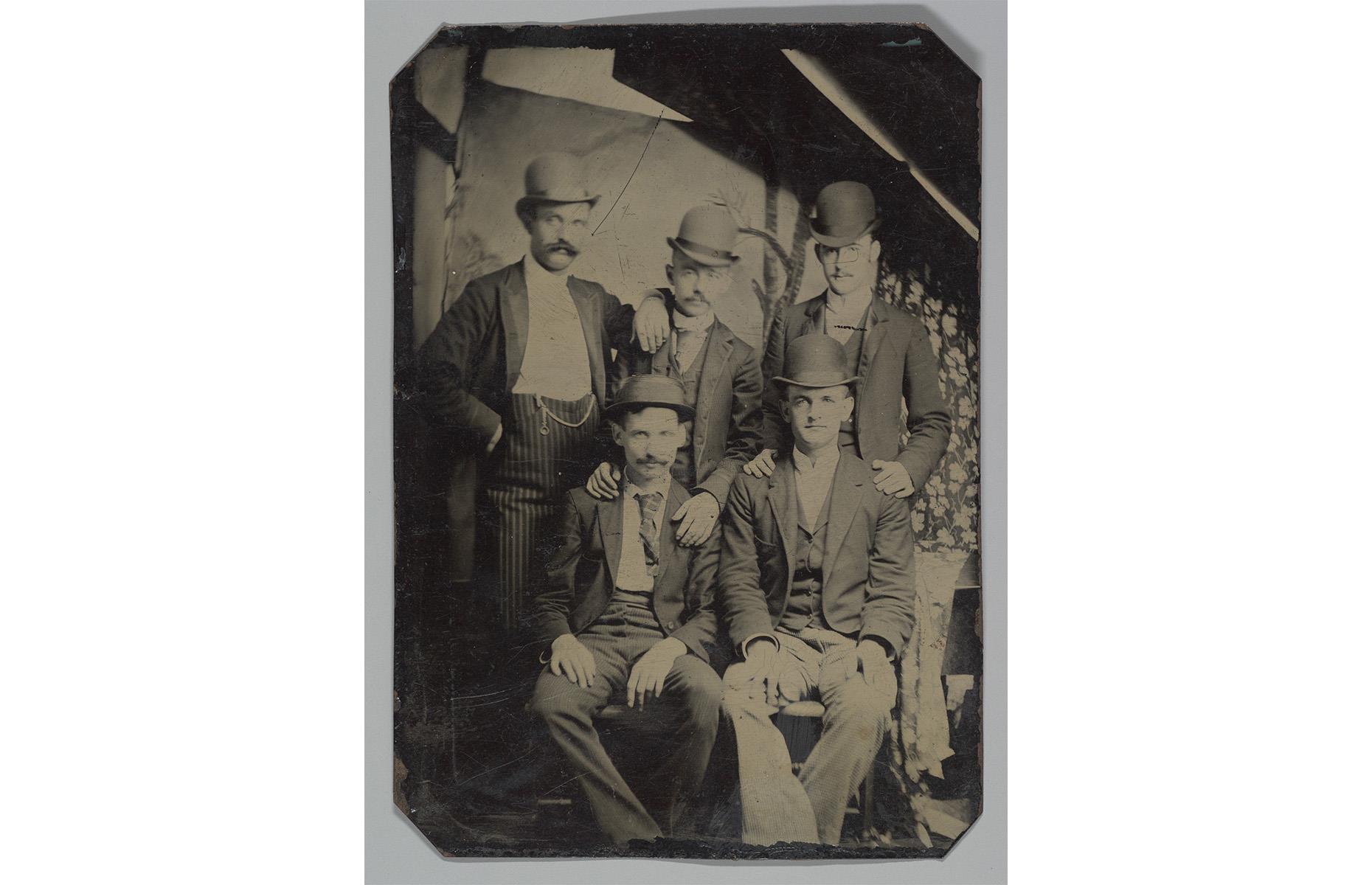 c.1892: Five members of The Wild Bunch 